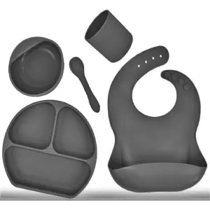 Kit Alimentación Bebe Vajilla Silicona