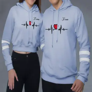 Buzos,Hoodies Pareja Corazon Te amo