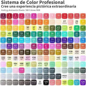 Set Profesional De Marcadores 168pcs