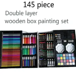 Set arte caja metálica más rollo papel d
