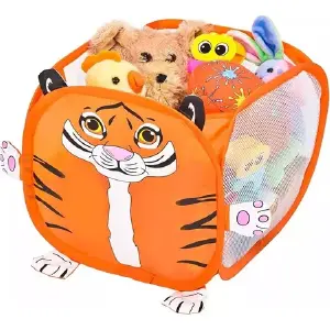 Cesto De Muñecos Organizador Juguetes