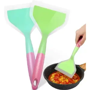 Espátula De Silicona Antiadherente Neón