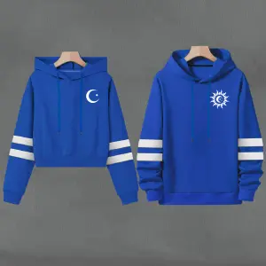 Buso Buzo, Hoodie SOL Y LUNA AZUL REY