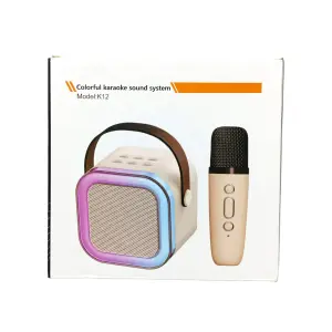 PARLANTE BLUETOOTH CON KARAOKE RGB K12
