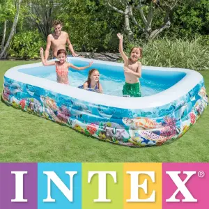 PISCINA RECTANGULAR ESTAMPADA 58485 INTE