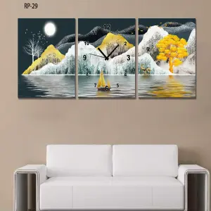 RELOJ PARED ESTILO POLIPTICO 3 PIE RP-29