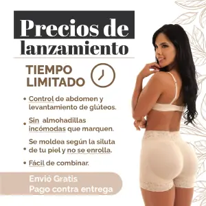 SHORT LEVANTA Y COLA CONTROL DE ABDOMEN