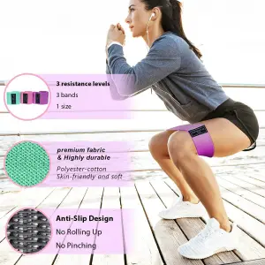 Bandas Elásticas para ejercicio x3