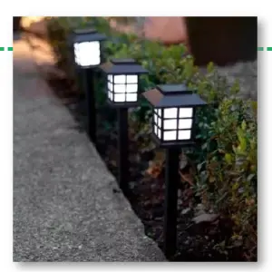 Lampara Solar para Jardin X6 Unidades