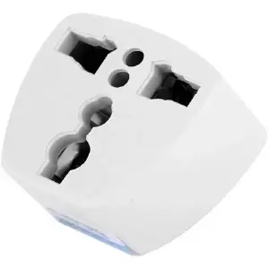 Adaptador Corriente Redondo A Plano Euro