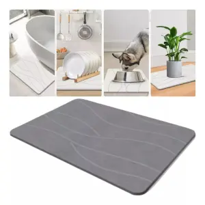 Tapete De Piedra Ultra Absorbente