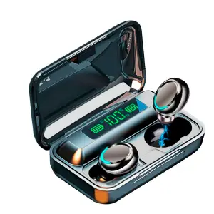 Audifonos F9 In-Ear Inalambricos Negro