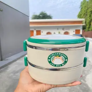Lonchera porta comida 2 en 1 almacenador