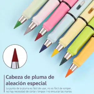 12 lápices de colores infinito