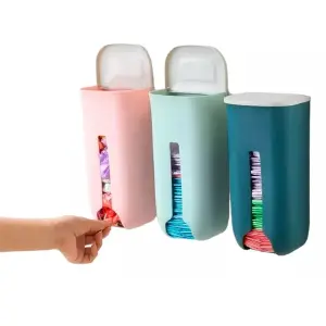 Dispensador De Bolsas Plástico Con Adhes