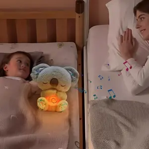 Peluche Koala Que Respira Sonido Y Luz