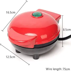 WAFLERA MINI ELECTRICA ANTIADHERENTE