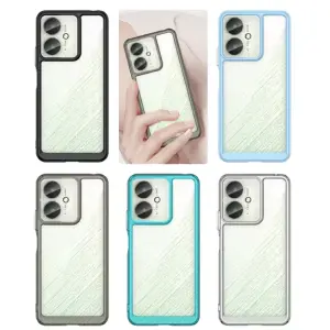 ESTUCHE ACRILICO BORDE COLOR IPHONE