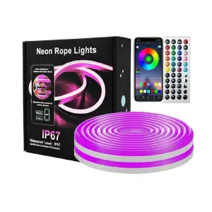 Tira Cinta Luz LED-RGB Neon Impermeable