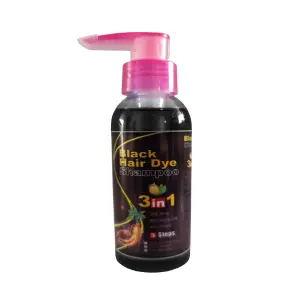 black hair dye 120 ml  con caja