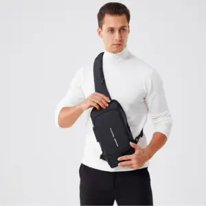 Bolso Antirobo Terciado Negro New
