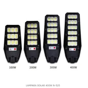 LAMPARA SOLAR 400W N-525