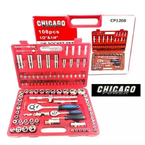 JUEGO DE COPAS X53 PCS CHICAGO 1/4
