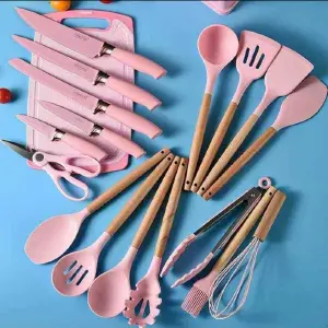 💥SET UTENSILIOS COSINA EN SILICONA X19