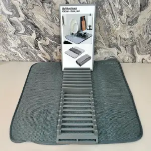 Escurridor con tapete absorbente