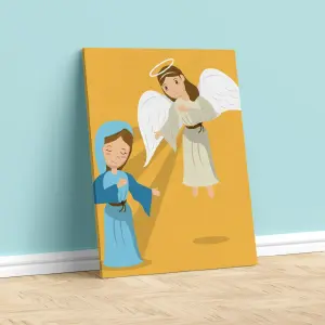 VIRGEN NIÑOS LIENZO 06