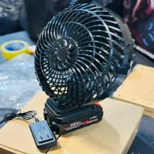 VENTILADOR MINI METALICO RECARGABLE