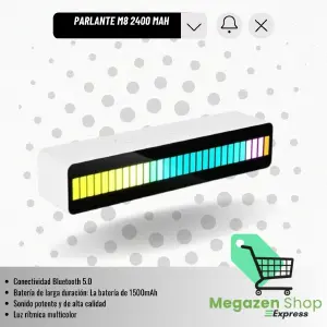 PARLANTE M8 2400 mAh
