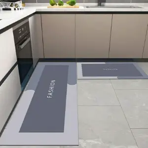 Set x2 Tapete Cocina Secado Rapido