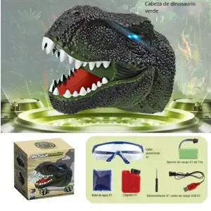 Pistola de Dinosaurio Hidrogel con Luz y Sonido: ¡El T-Rex que Lanzará la Diversión! - Pistola dinosaurio hidrogel luz y sonido
