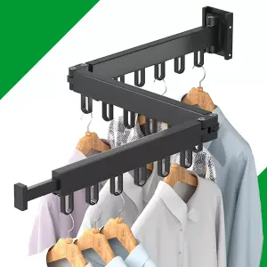 Colgador Ganchos Ropa Plegable Extensibl