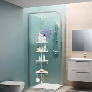 Organizador de Baño de 4 Niveles: ¡Maximiza tu Espacio! - Organizador de baño 4 niveles