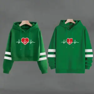 Buso Buzo, Hoodie CORAZON ROJO VERDE