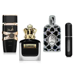 KIT (SAFFRON,SCANDAL MEN,ASAD+PERFUMERO)