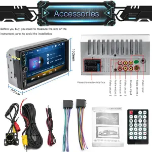 Pantalla de carro 7050