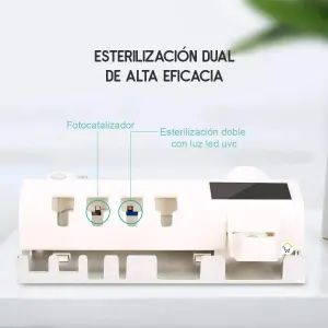 Porta Cepillos Uv Esterilizador
