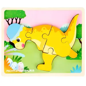 Rompecabezas Madera Dinosaurio Juego Did