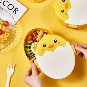 Lonchera Infantil con Diseño de Pollito