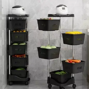 Carrito Organizador De Baño Y Cocina 4