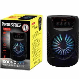 Parlante Bluetooth Portátil HF 326: ¡Sonido Inmersivo y Estilo Compacto! - Parlante Bluetooth Portatil Hf 326