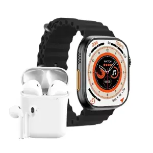 W8 ultra combo reloj serie 8 ultra + aud
