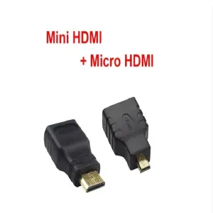 Adaptador X2/Convertidor Mini+Micro Hdm