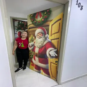 FUNDAS NAVIDEÑAS PARA PUERTAS