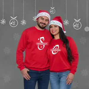 Buzo, Saco Hoodie Nombres Navidad c/u