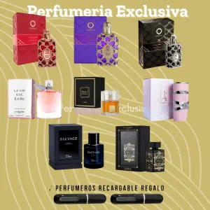 kit 8 perfumes + 2 perfumeros