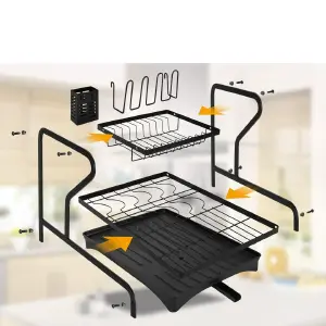 Escurridor de Platos de Acero Inoxidable: Elegancia y Durabilidad en tu Cocina - Escurridor Trastes Acero Inoxidable